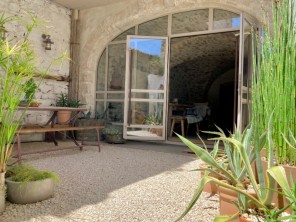1 Bedroom Stone Apartment in a Village near Uzès, Languedoc-Roussillon, France
